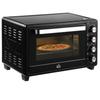 Mini-Backofen Toasterofen 1 Backblech 1 Grillrost Timerfunktion Schwarz