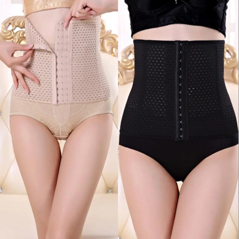Corset Women Waist Trainer Body Shaper Cincher Shapewear Plus Size Tummy Control Zipper Vest Waist Support Fitness Sports Girdle