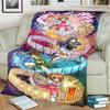 Cardcaptor SakuraComfortable Warm Print Flannel Blanket for Chairs, Sofas, Beds, Bedrooms, Travel, Picnics-kwq104