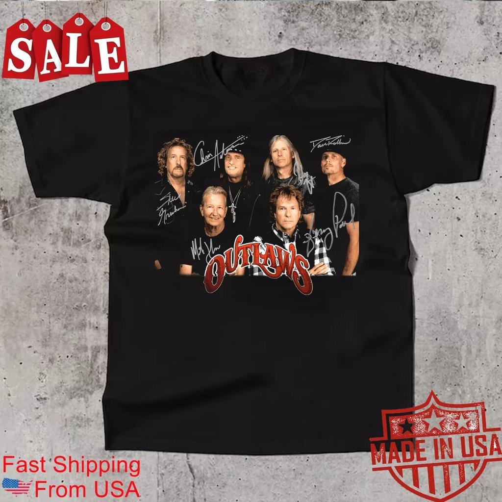 The Outlaws band signature Gift For Fans Unisex All Size Shirt 1RT1173