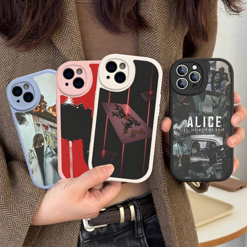 Alice In Borderland TV Suspense Phone Case For IPhone 16 15 14 13 12 11 Pro Max Plus Leather Cover