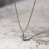 Jbans Classic Antique Regular Cross Pendant Surgical Steel Chain Necklace (C2401-An780_Sv)