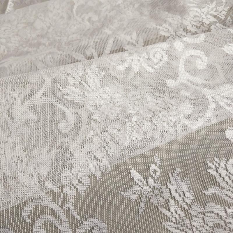 1PCS Romantic White Jacquard Short Curtain Valance Kitchen Home Living Room Door Balcony Window Shades Screen