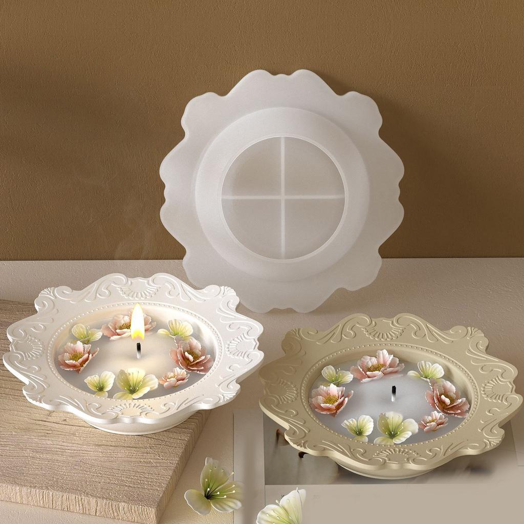 Reusable Silicone Mold Crafting Molds Elegant Jewelry Trays Moulds Silicone Texture Suitable for Home and Present