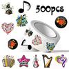 500PCS Inspirational English Roll Stickers Personalize Cute Reward Decoration Laptop Student Stationery Decals
