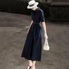 Lancer 2026 Summer Elegant Tencel Shirt Dress with Belt