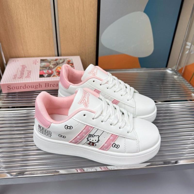 Cute Cat Bread Shoes Women's New Little White Shoes Couple Sports Platform Versatile Trendy Student Board Shoes