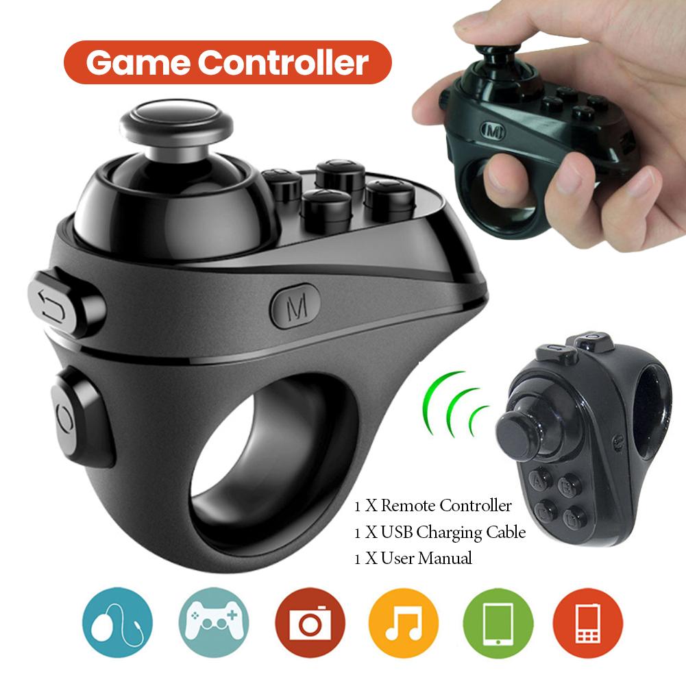 R1 Bluetooth Vr Remote Controller Ring Shape For Ios Android Phone Vr Headset чёрный