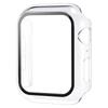 Tempered Glass+Cover For Apple Watch Case Series 9 8 7 6 5 se Screen Protector Film For IWatch 45mm 44mm 40mm 41mm Accessories