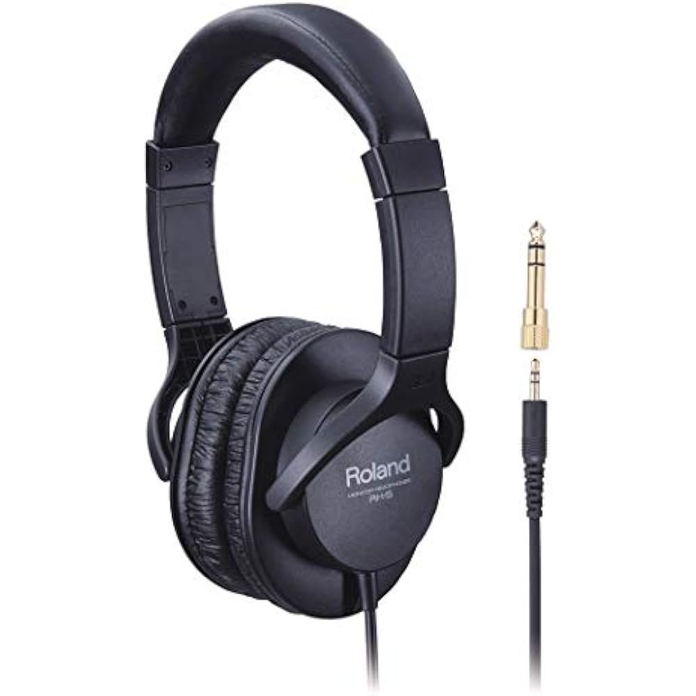

Roland Roland Monitor Headphones RH-5 Wired Sealed Headphone Cable Length 3m 40mm Driver Instrume...