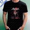Unique Anthrax Print T-shirt - Unisex Trendy Short-sleeved, All-purpose Pattern Large-sized T-shirt for Both Unisex and WoUnisex