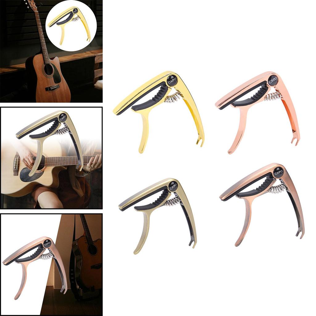 Acoustic And Electric Guitar Capo Tuning Accessories Replacement Parts Zinc Alloy Detachable