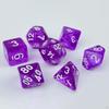 Acrylic Polyhedral Dice Set With Storage Bag Multicolor Multiple For Board Games