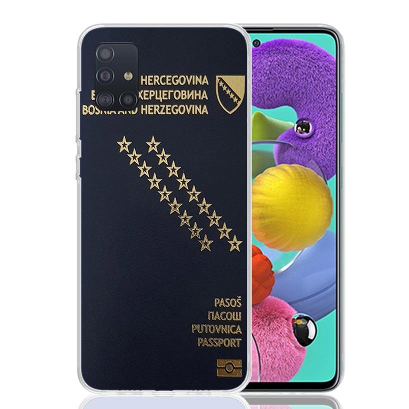 Bosnia And Herzegovina Flag Phone Case For Samsung Galaxy A52 A32 A22 A12 A02S A50S A30S A51 A31 AA71 Note 20 Ultra 10 S10 Plus