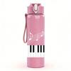 1PC Piano Key Layout 750ml Color Plastic Sports Water Bottle Leakproof Flip Straw Lid For Sports Office Home Use