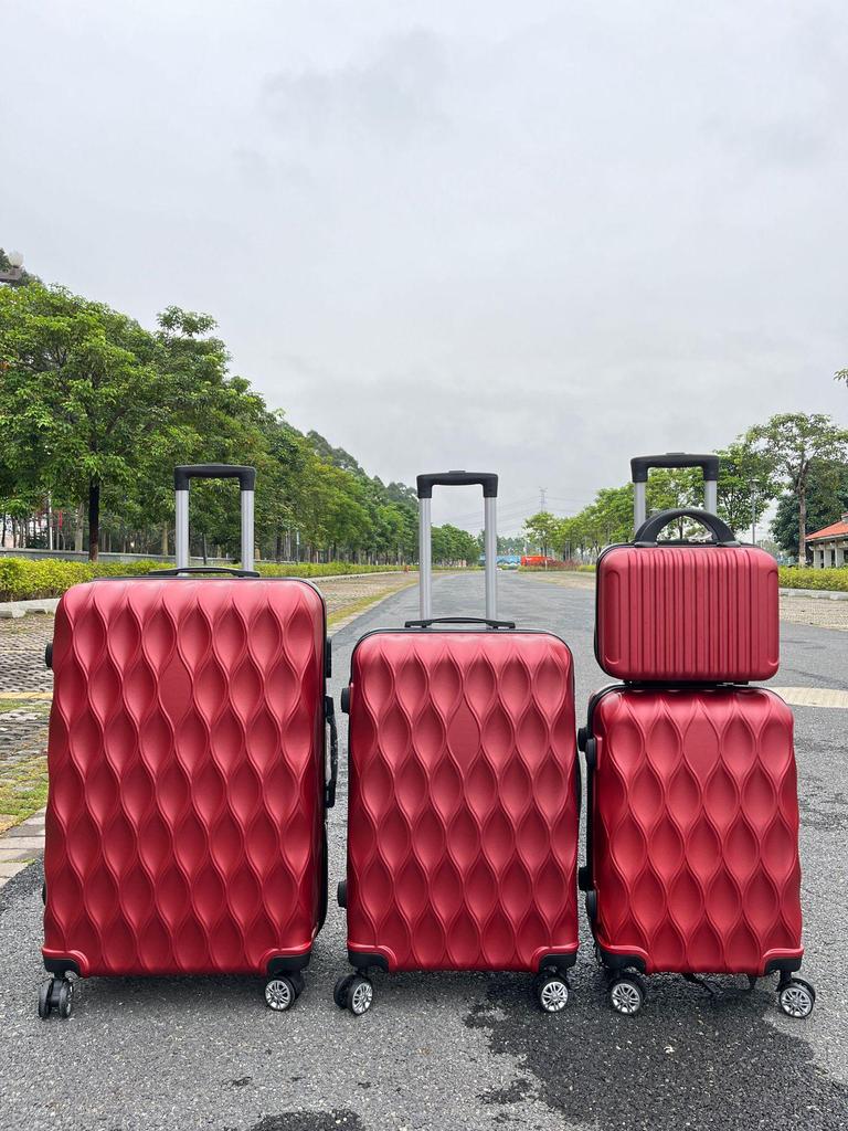 Universal Trolley Case Set: 28"/24"/20"/12" ABS Luggage with Wheels