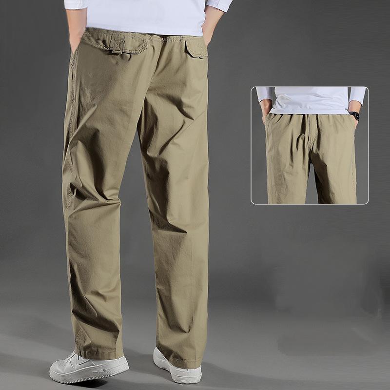 Ανδρικά Καλοκαιρινά Ρούχα Φαρδύ Παντελόνι Αναπνέον Ίσιο Καθημερινό Παντελόνι Ανδρικό Παντελόνι Cargo