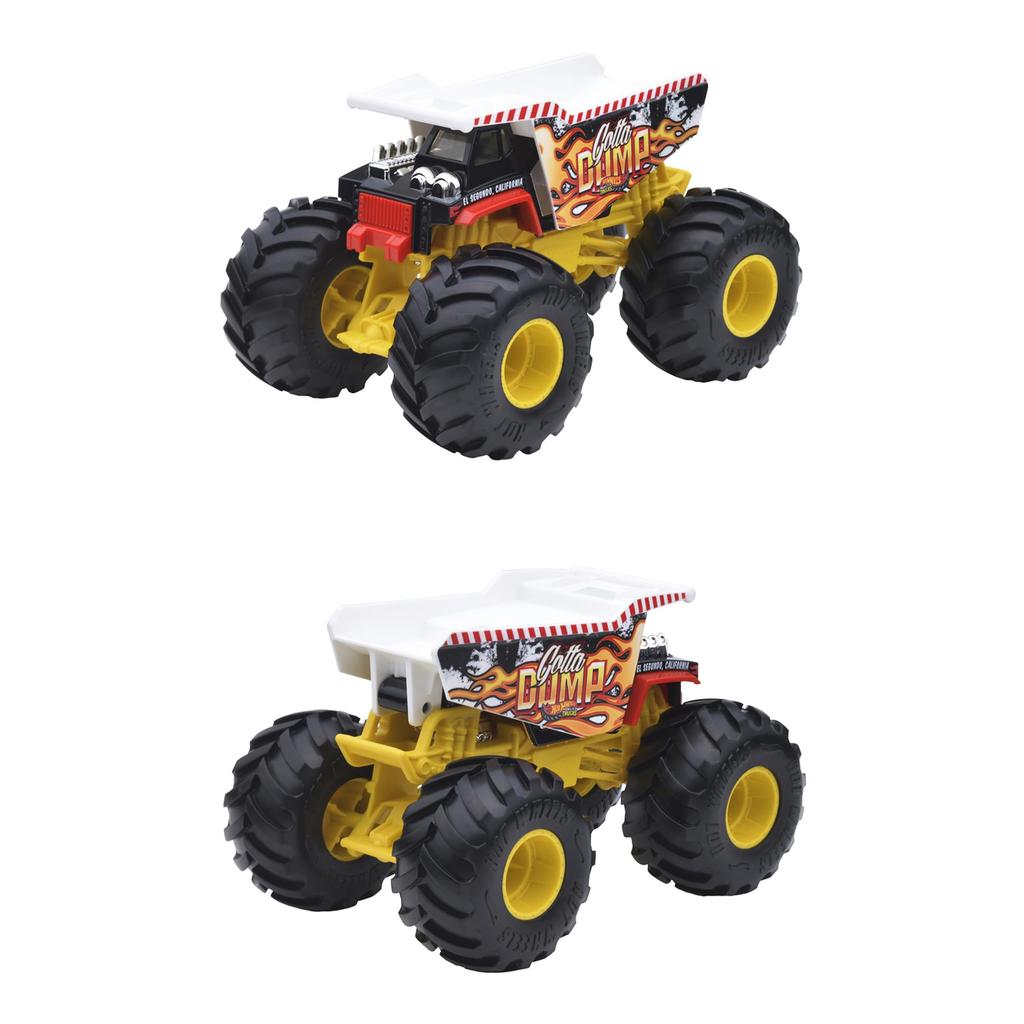 Hot Wheels Monster Truck Velká Velikost Sortiment Vozidlo Sada 4 Mini Krabice Věk Hračky, Měřítko 124, Auta, Prodáno, 3+, Víceúčelové, 987K-FYJ83