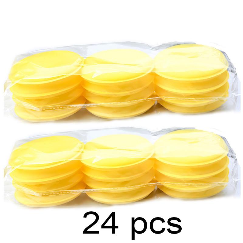 Car Waxing Sponge Pad Polish Foam Applicator Car Round Waxing Polish Sponges High Density Auto Detailing Accessories Tools 100mm