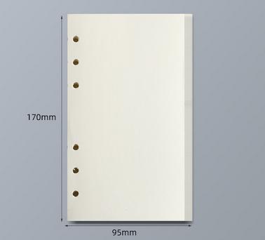 45 Sheets A5 A6 A7 Loose Leaf Notebook Refill Spiral Binder Inner Page Line Blank craft Grid Inside Paper Stationery