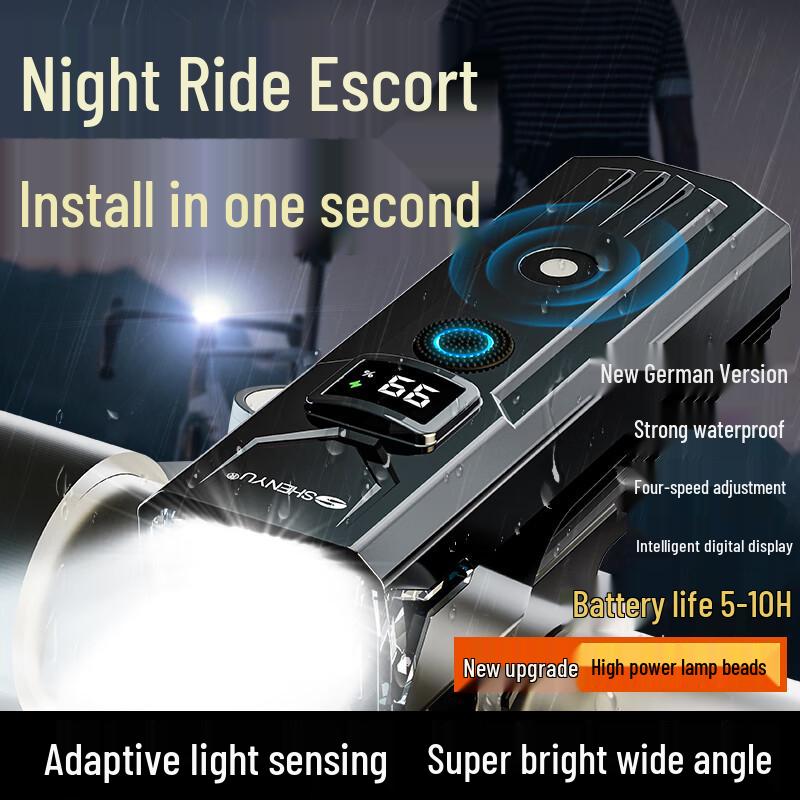 SHENYU German Standard Sensor Bicycle Front Light