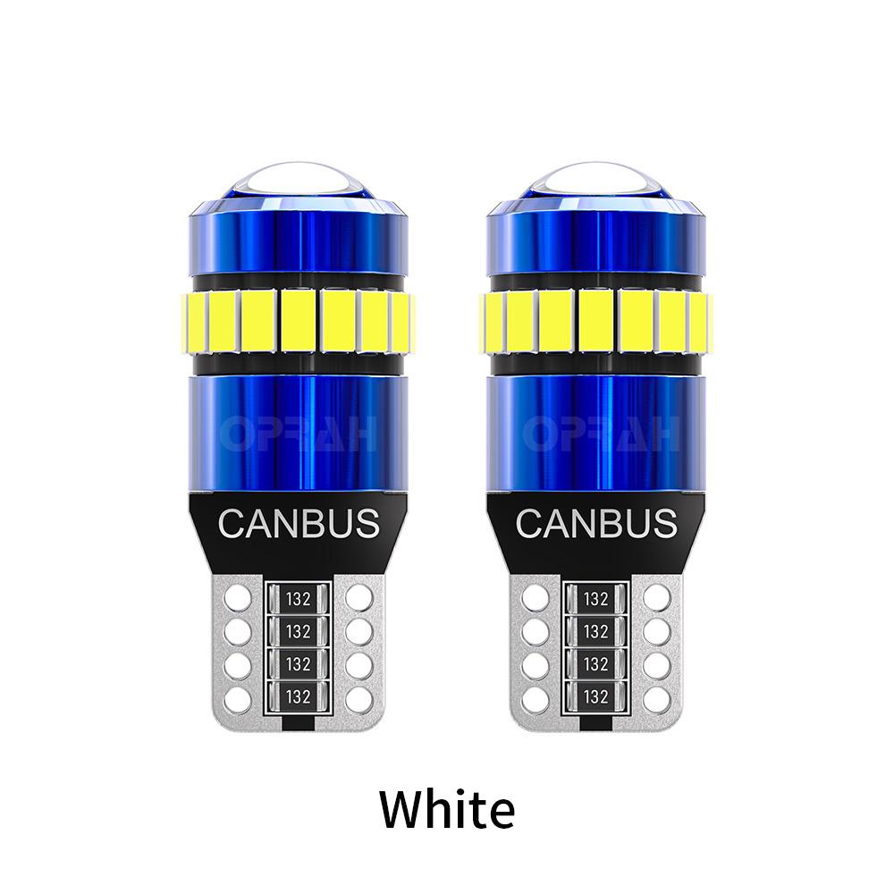 

2 шт. T10 W5W 194 светодиодные лампы 3014 3030 Canbus без ошибок Автомобильный салон Подсветка номерного знака Белый 6000K 12 В Подсветка двери Подсветка для чтения