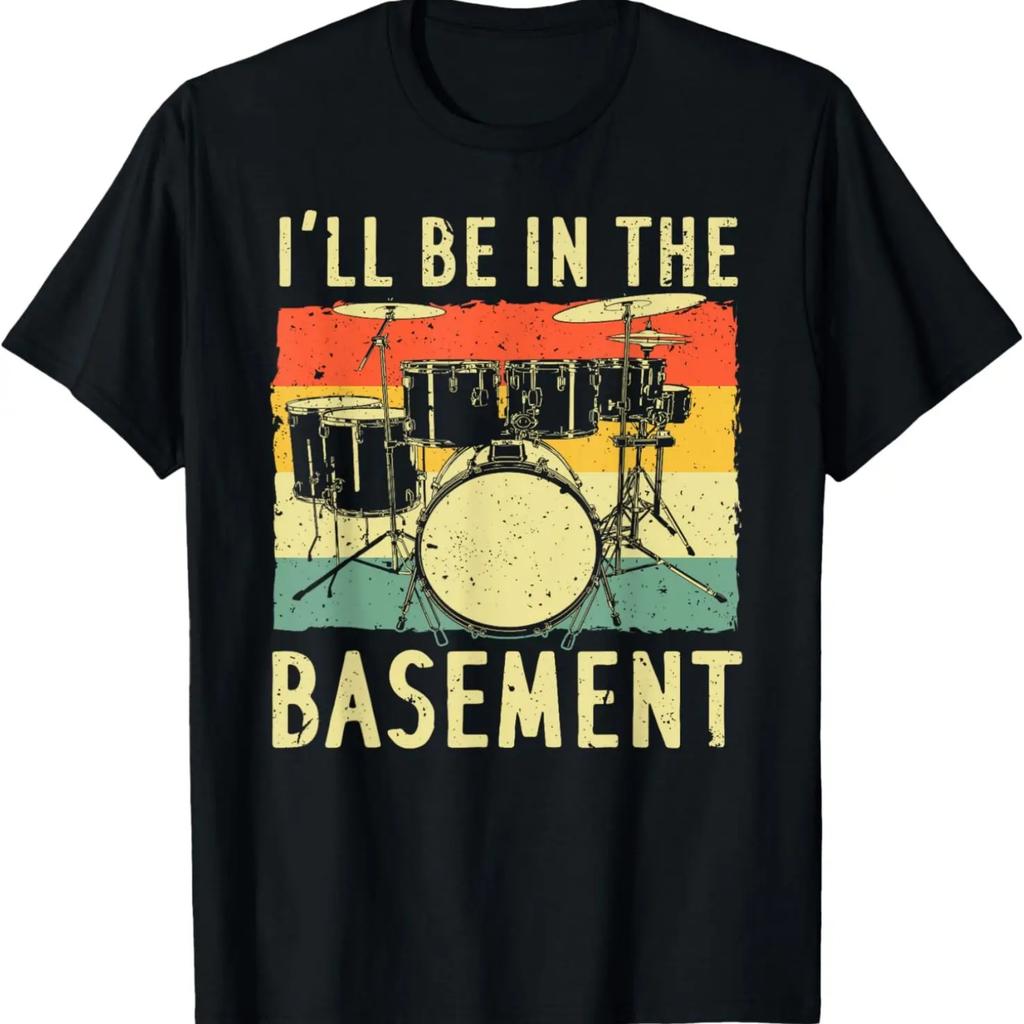 Cool Drumming Design For Men Women Drum Set Drumming Drummer T-Shirt