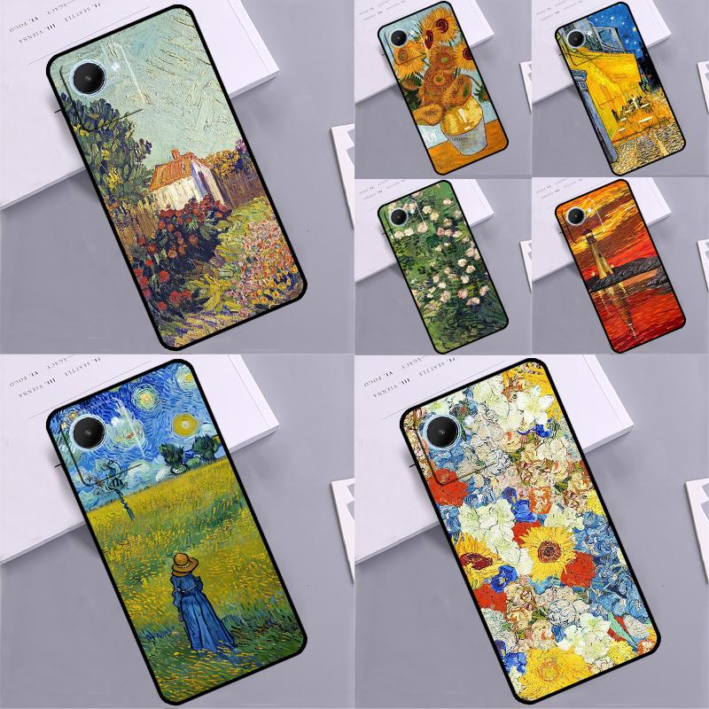 Van Gogh Oil Art Painting For Realme 13 12 10 11 14 Pro Plus GT 6T 6 5 GT7 Pro C55 C51 C21Y C25S C75 C61 C53 C67 Case