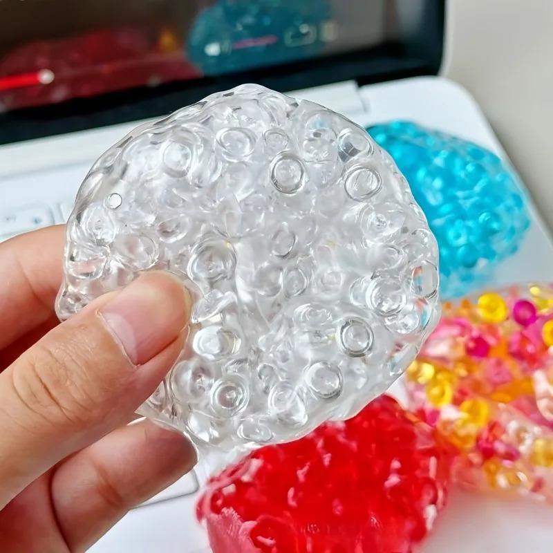 Ice Bead Squeeze Ball Set, Ultra Soft Slow Rebound Mochi Fidget Toys, Stress & Anxiety Relief Sensory Gift For Friends