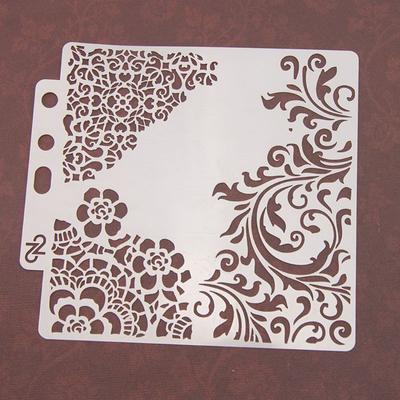 Modello di stencil per fiori Pittura Scrapbooking Goffratura Timbratura Album Card fai da te