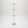 Rotating Necklace Holder Jewelry Display Rack | Sturdy Round Flat Base,