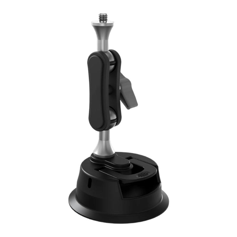 Camera Suction Cup Mount with Ball Head Arm 360 Degree Car Mount for Windshield Dashboard Suction Cup Mount