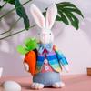 Colorful Easter Rabbit Festival Doll Bunnies Toy Festival Figure for Spring Party Celebration Warm Touches Plushs Toy