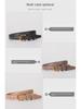 Women's Korean Style Genuine Cowhide Leather Thin Belt, Trendy and Versatile for Fashion with Suit Pants.