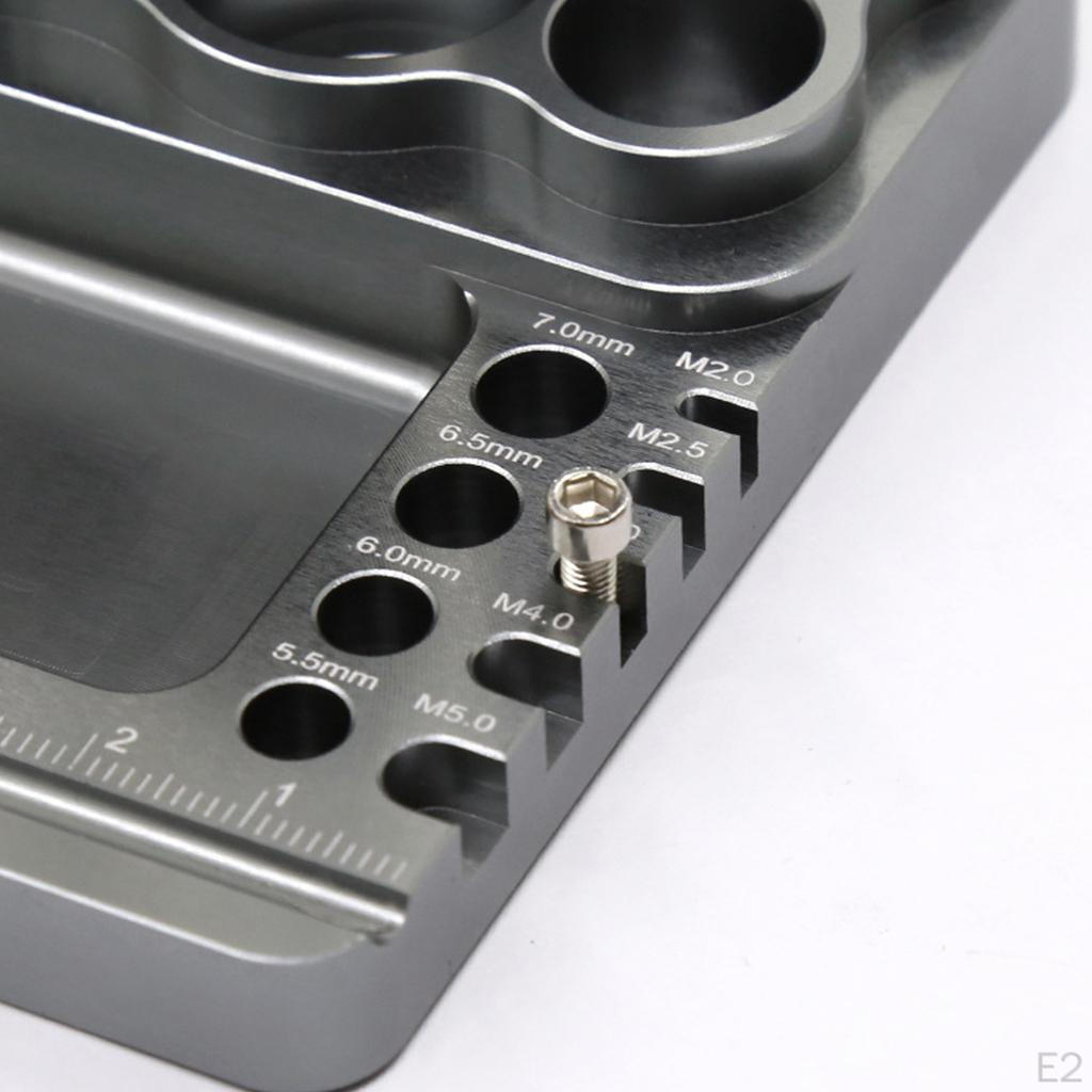 Alloy RC Tools Holder Screwdriver Organizer Base Scissors Pliers Shelf for Model DIY