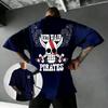 One Piece Anime T Shirt Men Women 2026 Summer Y2k Clothes Cotton Short Sleeve Tops  Graphic Tee Casual Streetwear Skull Print