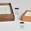 Contemporary Black Walnut Solid Wood Mortise & Tenon Photo Frame with Rounded Corners