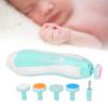 Baby Electric Nail Grinder Low Noise Manicure Care Portable Infants Nail File with 6 Grinding Hd