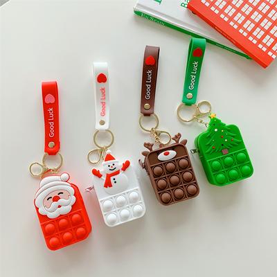Push Bubble Sensory Toys- Wallet Kids Bag Silicone Coin Purse