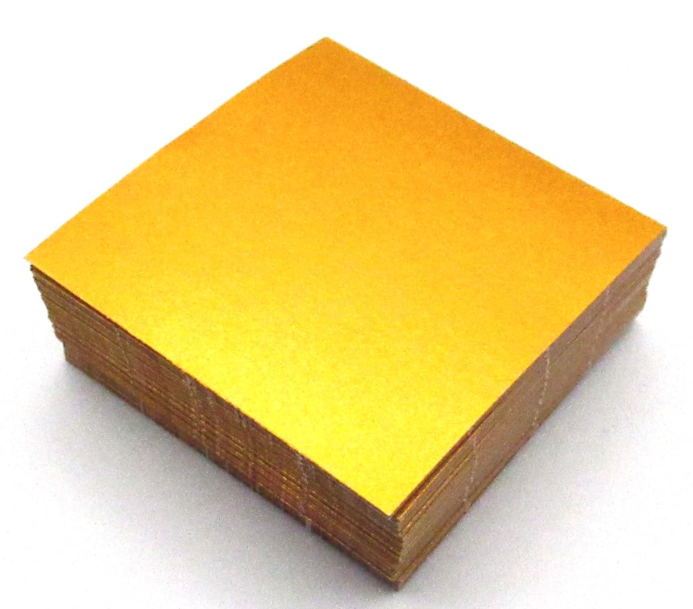 Thousand Crane Gold 5cm 1000 Sheets Origami, Paper, Square,
