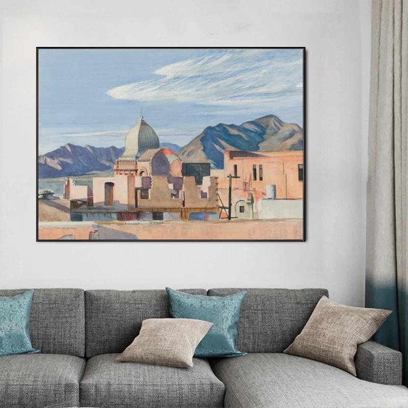 Edward Hopper Ünlü Soyut Tuval Tablo Posterler Baskılar Modern Duvar Sanatı Resim Oturma Odası İçin İç Mekan Ev Dekorasyonu Cuadros