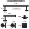 18-Piece Stainless Steel Bathroom Set: Towel Bars, Tissue Holder, Hooks, and Accessories