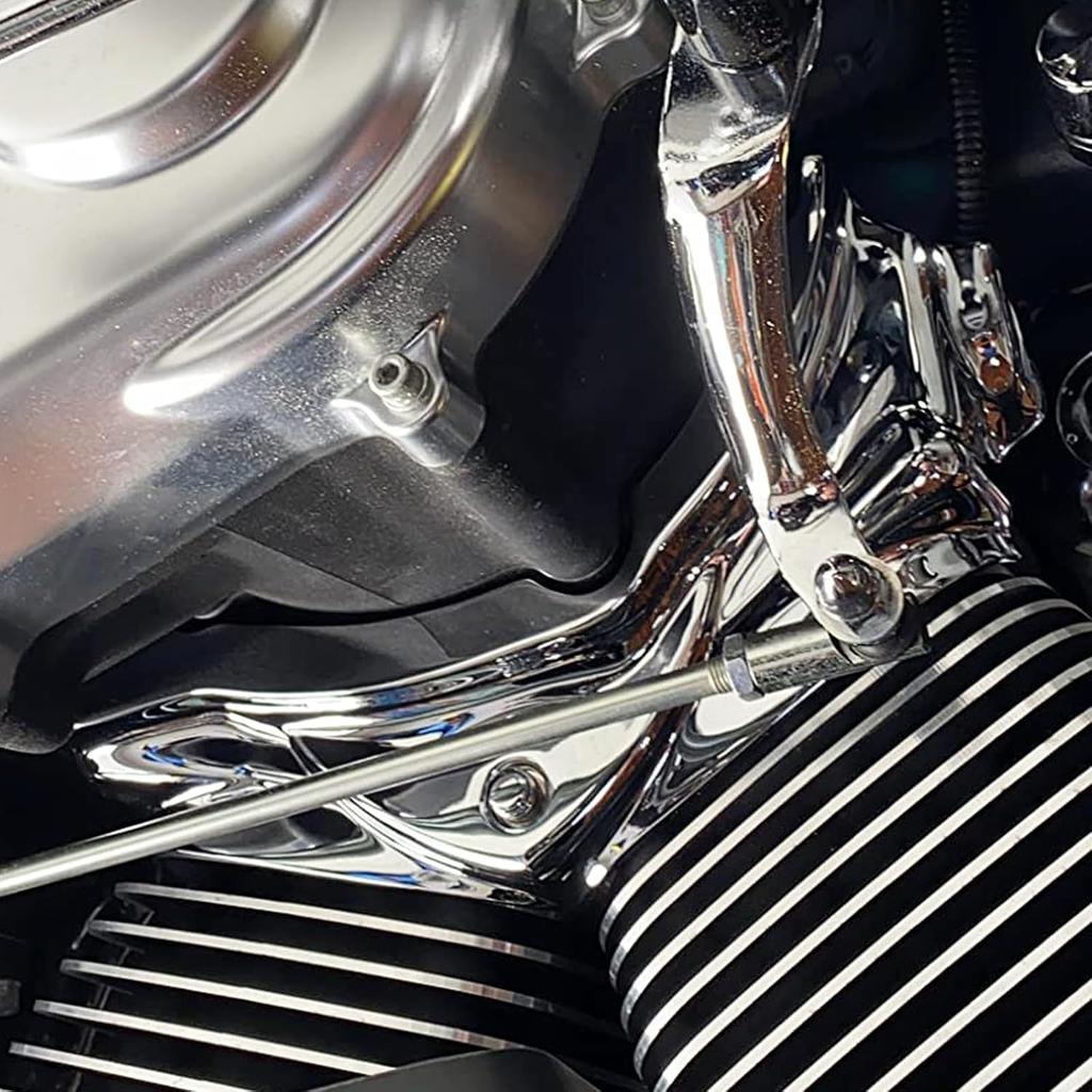 HDBUBALUS Motorcycle Cylinder Base Side Covers Fit for Harley Touring Road King Road Street Electra Glide 2007-2016 Dyna Fat Bob Low Rider Super