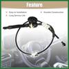Motoforti Automatic Transmission Shifter Cable Gear Shift Control Lever Selector Cable No.52109667AE for Jeep Grand Cherokee 2005-2007 Long-lasting