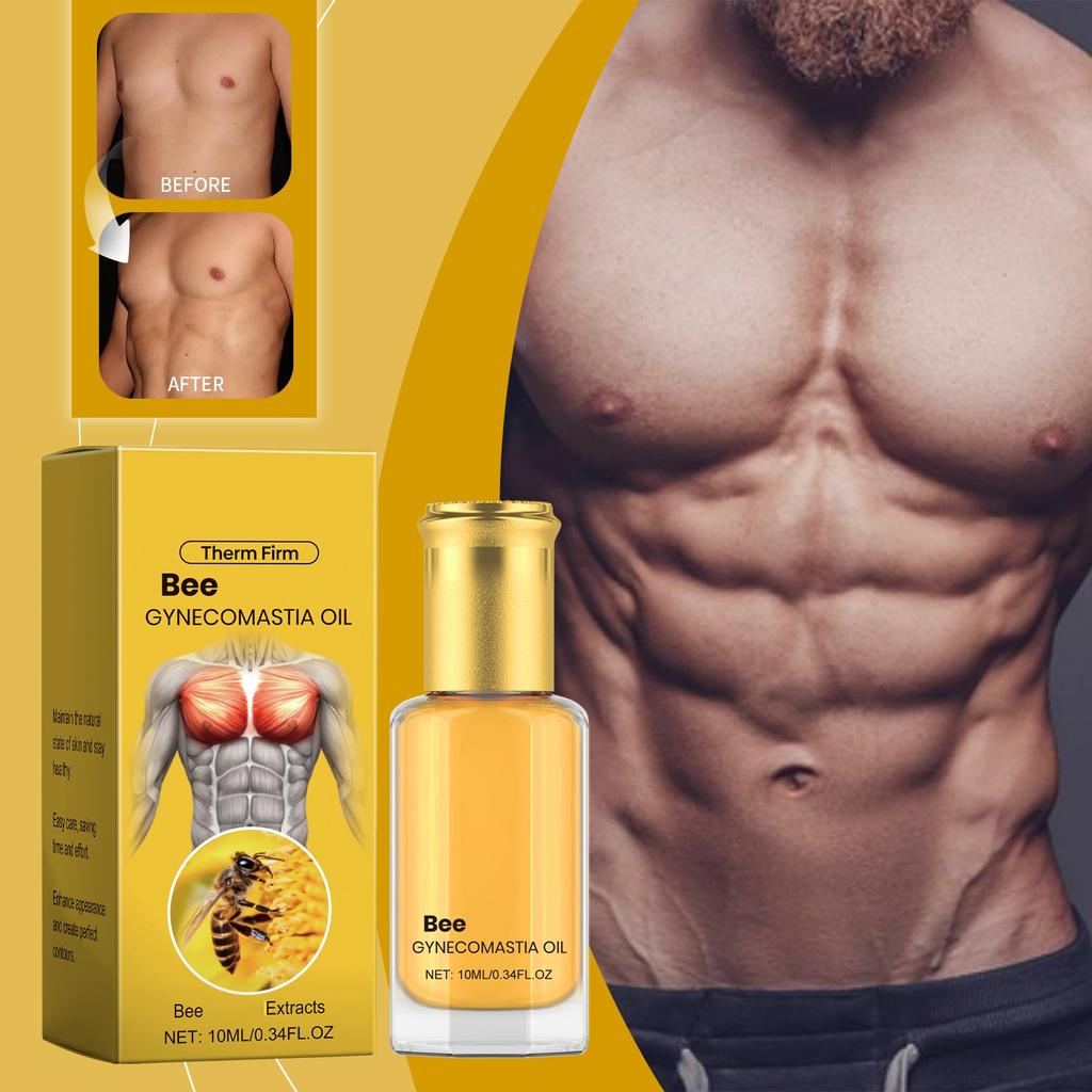 Men's Chest Care Oil Chest Firming Massage Oil Gentle Shaping To Create A Firm (10ml