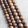 Natürliches Holz 108 Mala Perlenarmband Glatte Oberfläche Milder Duft für Yoga Spirituelle Suchende Geschenke
