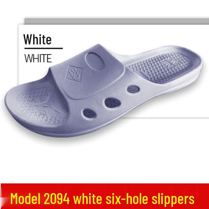Anti-Static Breathable Cleanroom Slippers, Dustproof Work Shoes with Thickened Soft Sole