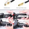 Digital Tire Pressure Inflator Gauge 3-200PSI 14BAR Car Tire Inflator Gun Air Line Clip-on Tyre Pump for Motorcycle Bicycle Auto