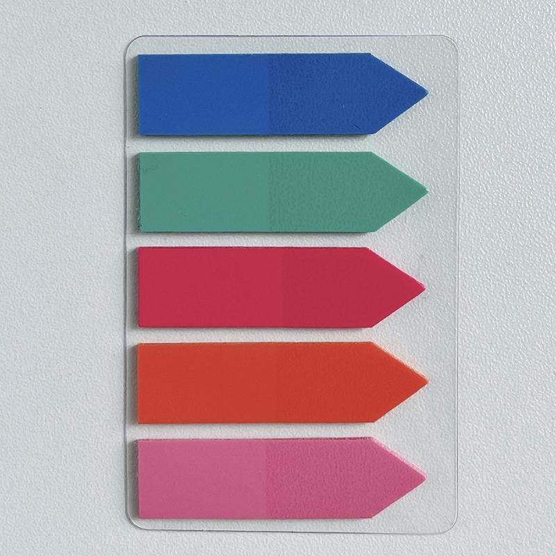 1Set Note Adezive Transparente Culoare Vintage Morandi Autocolant Paster Blocnotes PET