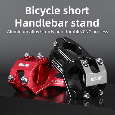 ESLNF 31.8 Stem 45mm Bike Short Stem Aluminum Mountain Bicycle Handlebar Stem for Bicycle Road Bike MTB BMX